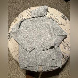 MICHAEL KORS CHUNKY COWL SWEATER (NWT/Size:S) Color:Grey